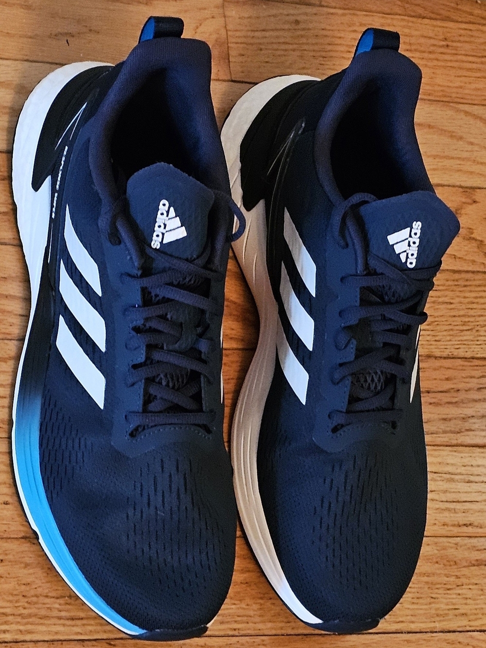 ADIDAS Response Super Boost Mens Running Shoes Blue/wht       Sz 13